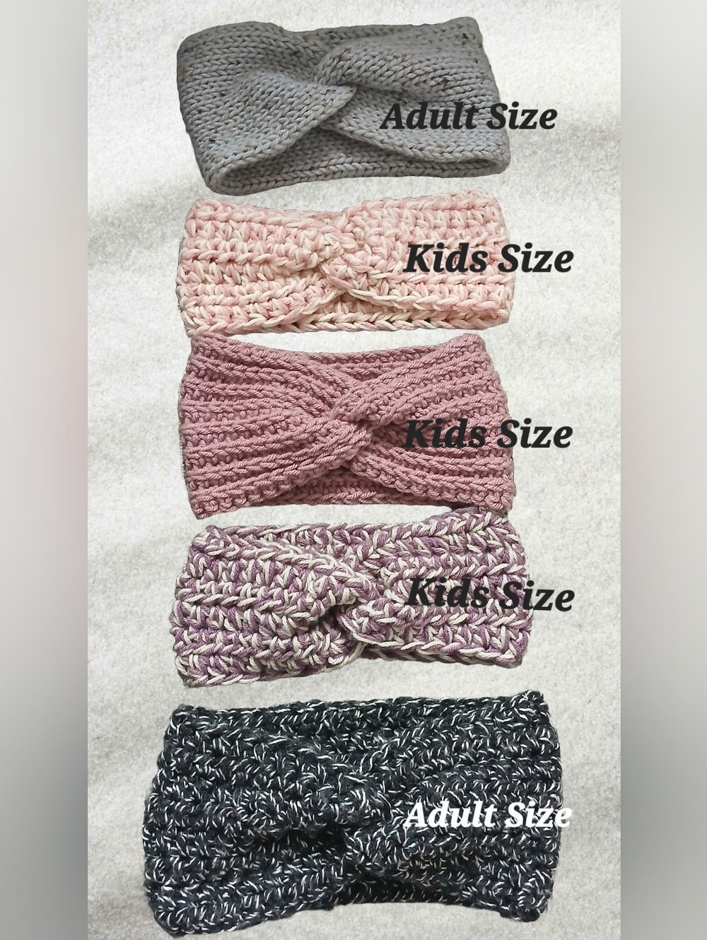 Handmade Knit Ear Warmer Headbands